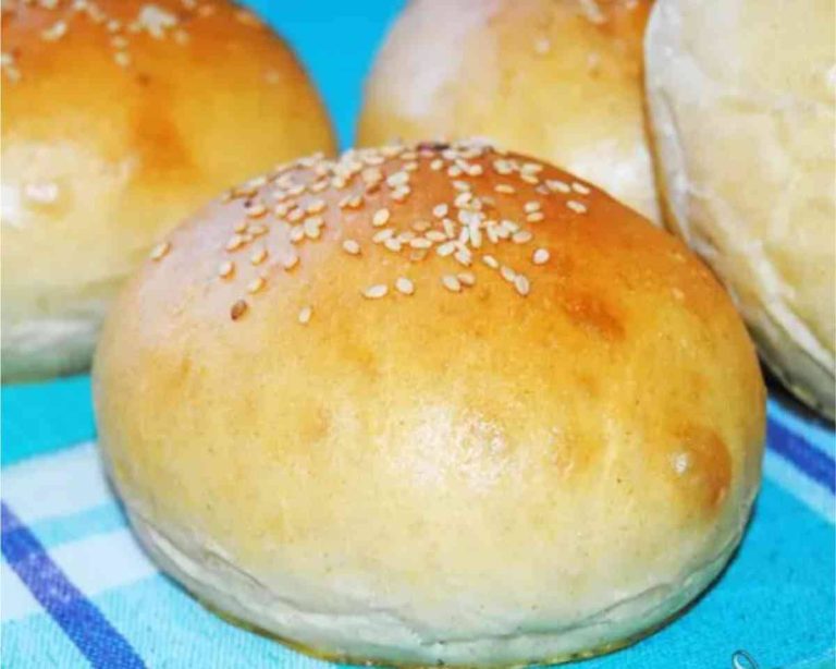 PAN DE HAMBURGUESA CASERO