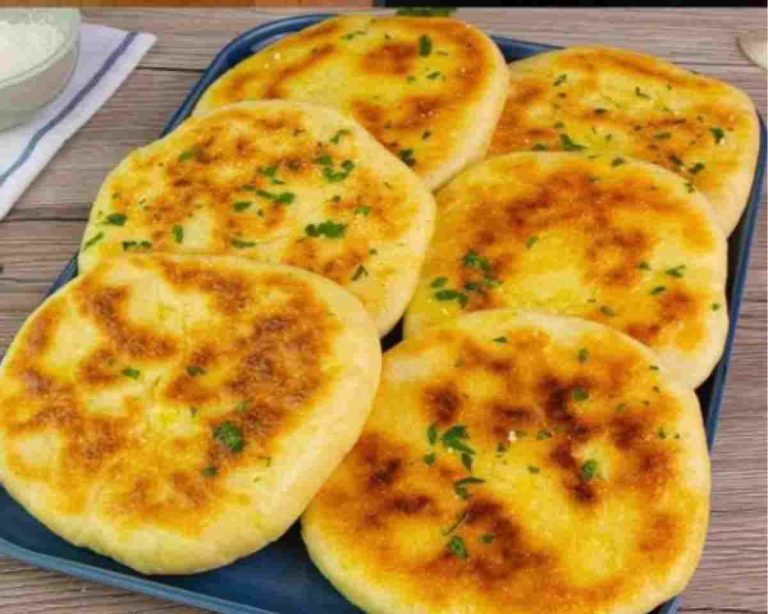 Pan Naan Relleno de Queso